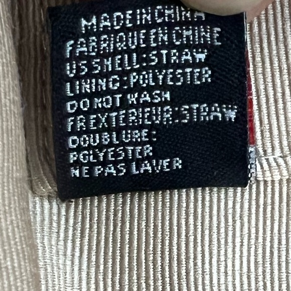 Urban Expressions Wood Handle Straw Tweed Sparkly Clutch - Picture 7 of 7